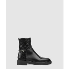 [GUCCI-구찌]슬림 홀스빗 앵클 부츠 811377