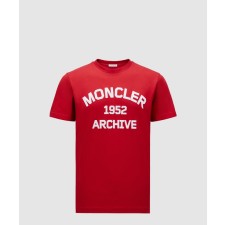 [MONCLER-몽클레어]플로드 로고 코튼 티셔츠