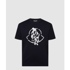 [MONCLER-몽클레어]로고 모티프 코튼 티셔츠