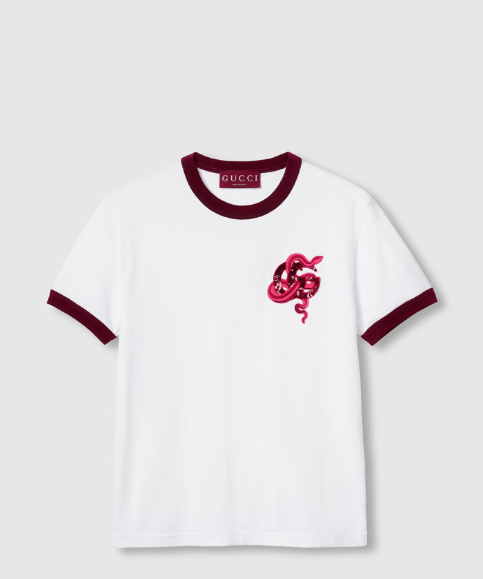 [GUCCI-구찌]니트 코튼 티셔츠 813753