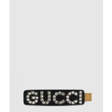 [GUCCI-구찌]크리스털 구찌 싱글 헤어 클립 513986