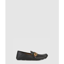 [GUCCI-구찌]가죽 있는 웹이 드라이버 ‎450891