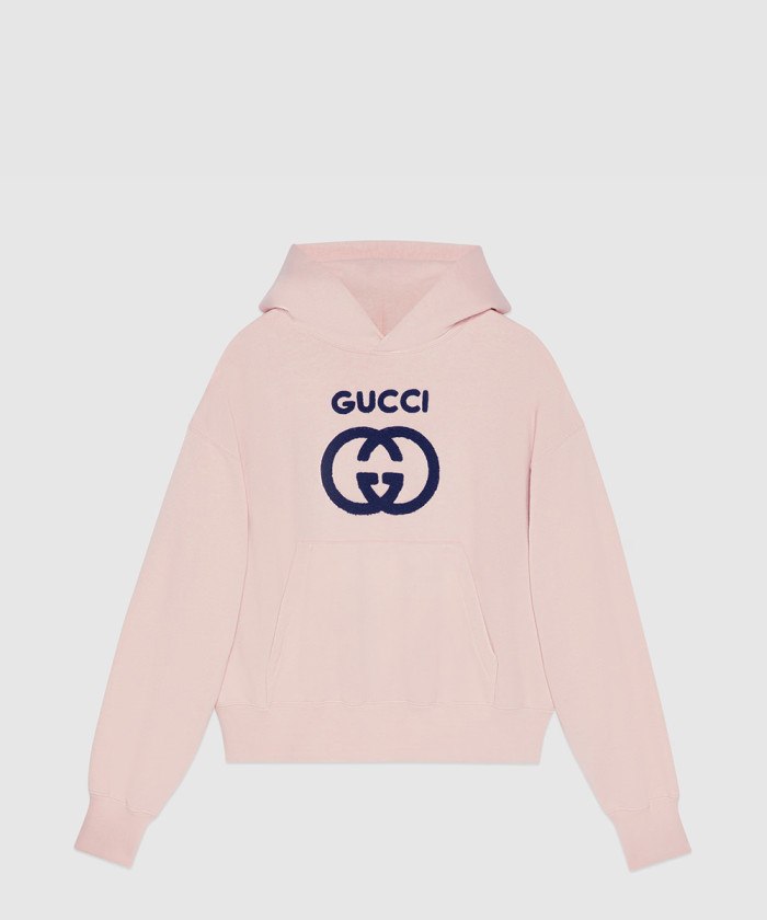 [GUCCI-구찌]자수 코튼 저지 스웨트셔츠 768122