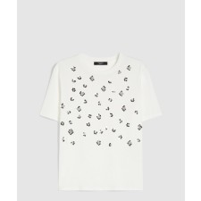 [MAXMARA-막스마라]저지 프린트 티셔츠