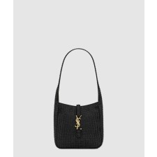 [SAINT LAURENT-생로랑]실크 새틴과 크리스탈 소재의 유연한 LE 5 A 7 베이비백 809464