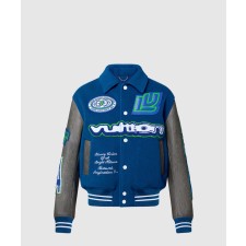 [LOUIS VUITTON-루이비통]자수 Varsity 블루종 1ABY5P