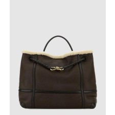 [BOTTEGA-보테가베네타]안디아모 시어링 레더 라지 토트백 806085