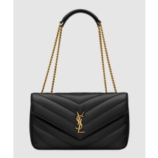 [SAINT LAURENT-생로랑]matelassé 램스킨 소재의 loulou 미디엄백 801439