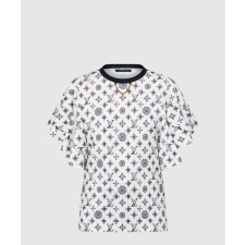 [LOUIS VUITTON-루이비통]모노그램 플라운스 슬리브 티셔츠 1AGQB1