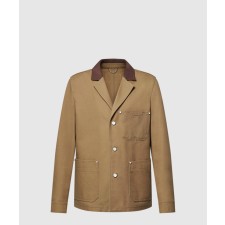 [LOUIS VUITTON-루이비통]테일러드 워크웨어 코튼 캔버스 재킷 1AGJ70
