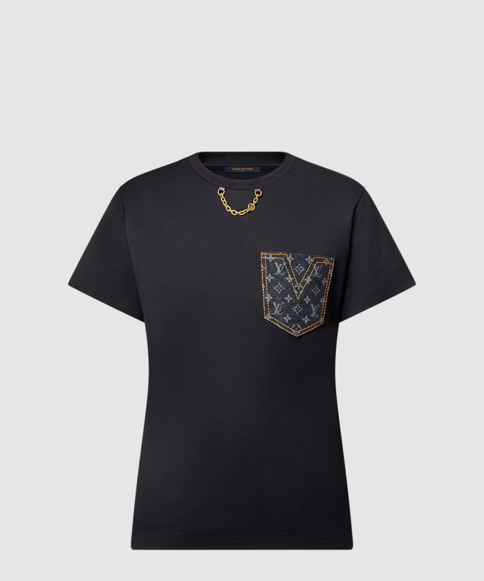[LOUIS VUITTON-루이비통]모노그램 포켓 티셔츠 1AGT03