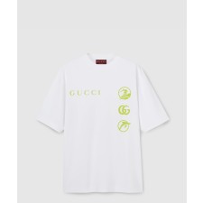[GUCCI-구찌]프린트 코튼 저지 티셔츠 798115