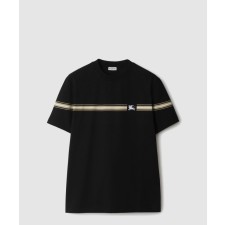 [BURBERRY-버버리]스트라이프 코튼 티셔츠 80910261
