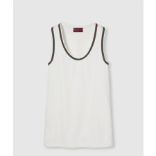 [GUCCI-구찌]웹(Web) 테크니컬 저지 쇼트 드레스 785490