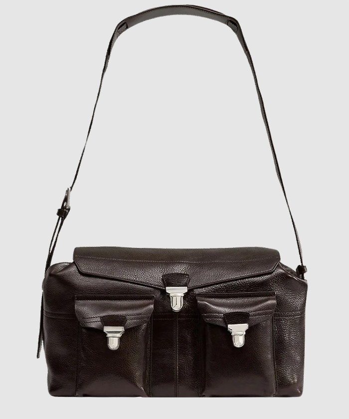 [LEMAIRE-르메르]글로시 베지터블 레더 위켄드 기어백