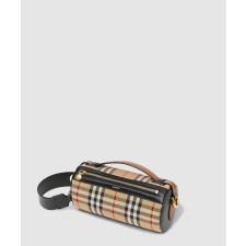 [BURBERRY-버버리]빈티지 체크 배럴백 80150751