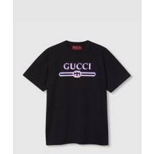 [GUCCI-구찌]프린트 코튼 저지 티셔츠 ‎788093
