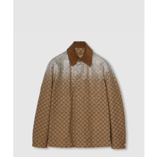 [GUCCI-구찌]엠보싱 캔버스 재킷 크리스털 GG 프린트 813283