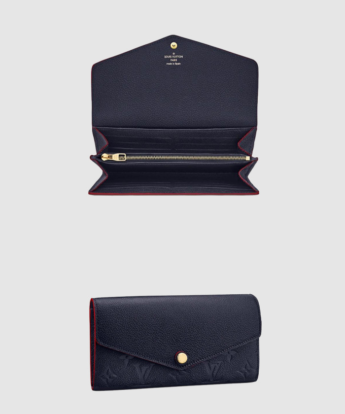 [LOUIS VUITTON-루이비통]사라 월릿 모노그램 앙프렝뜨 장지갑 M62125
