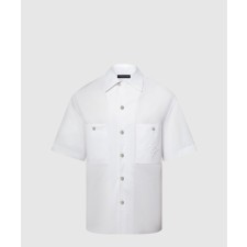 [LOUIS VUITTON-루이비통]시그니처 쇼트 슬리브드 코튼 셔츠 1AHCHM