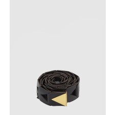 [BOTTEGA-보테가베네타]매끄러운 버클 벨트 632576