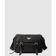 [PRADA-프라다]스터드 장식 리나일론 숄더백 1BD382