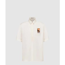 [DIOR-디올]실크 트윌 쇼트 슬리브 셔츠 193C5