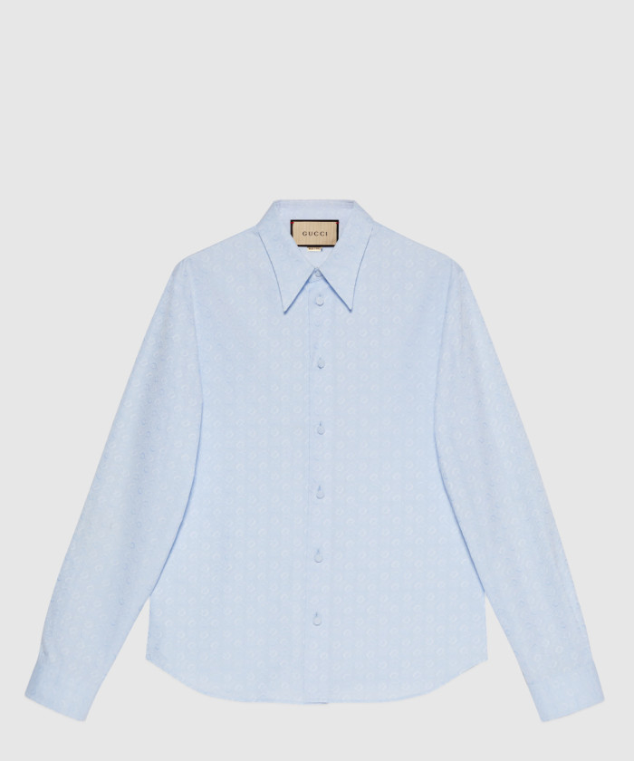 [GUCCI-구찌]홀스빗 자카드 코튼 셔츠 721176