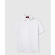 [GUCCI-구찌]프린트 코튼 폴로 셔츠 806255