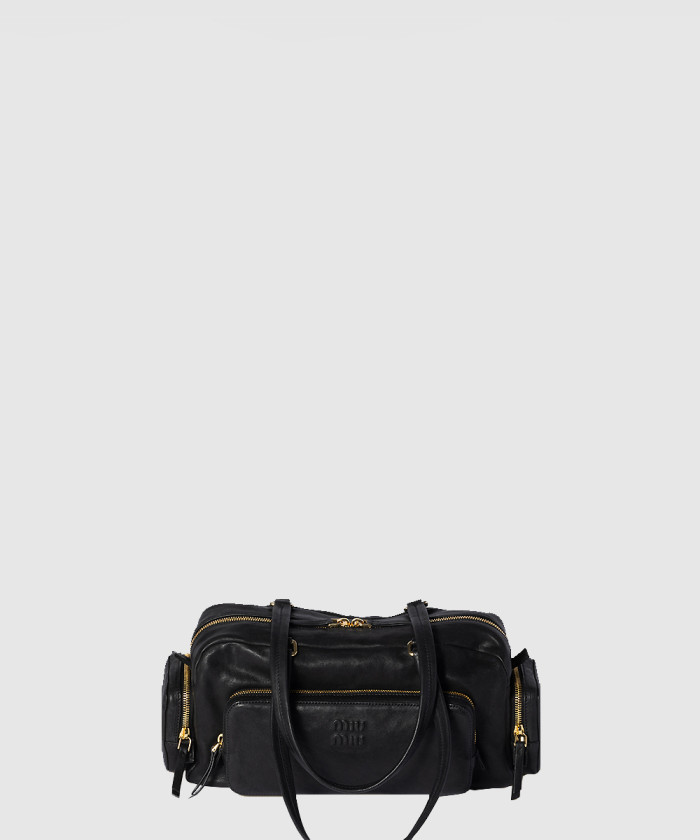 [MIUMIU-미우미우]워싱 나파 가죽 포켓백 5BB175