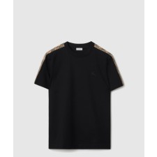 [BURBERRY-버버리]체크 트리밍 코튼 티셔츠 81062481