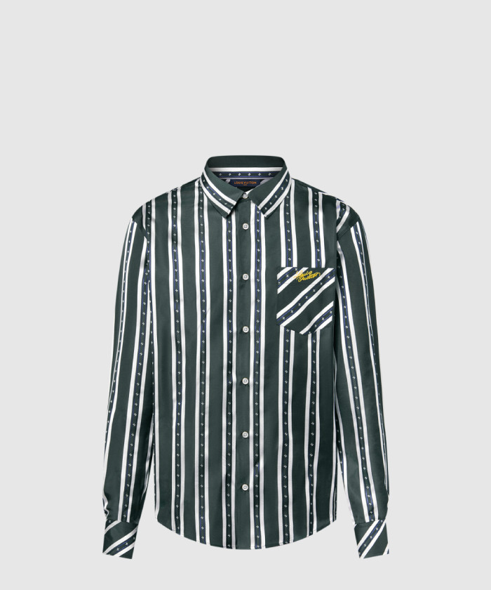 [LOUIS VUITTON-루이비통]롱 슬리브드 실크 셔츠 1AGJNN
