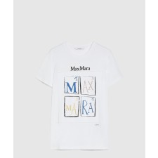[MAXMARA-막스마라]프린트 코튼 레귤러 티셔츠