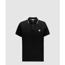 [MONCLER-몽클레어]트리밍 코튼 피케 폴로 셔츠