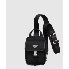 [PRADA-프라다]리나일론 및 사피아노 가죽 스마트폰 케이스 2ZH194