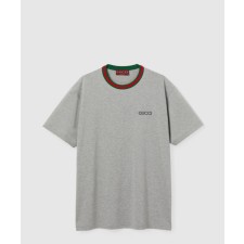 [GUCCI-구찌]웨빙 디테일의 니트 티셔츠 819550