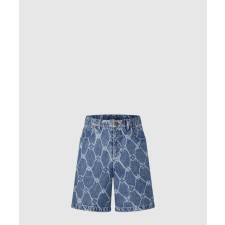 [LOUIS VUITTON-루이비통]모노그램 프린티드 데님 쇼츠 1AFQFF