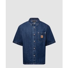[LOUIS VUITTON-루이비통]시그니처 데님 쇼트 슬리브드 셔츠 1AHDMQ