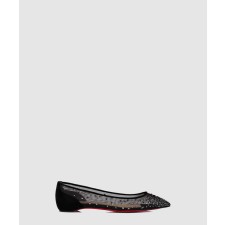 [LOUBOUTIN-루부탱] 플랫 스파클링 크리스털 슈즈 1220719
