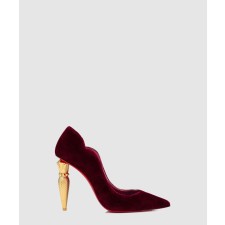 [LOUBOUTIN-루부탱]퍼 스틸레토 힐 3221283