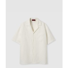 [GUCCI-구찌]리넨 블렌드 GG 캔버스 셔츠 814694