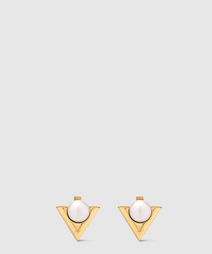 [LOUIS VUITTON-루이비통]V 포 비통 펄 앤드 메탈 귀걸이 M02368