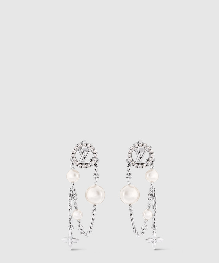 [LOUIS VUITTON-루이비통]미드나잇 펄 귀걸이 M02888