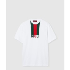 [GUCCI-구찌]프린트 코튼 저지 티셔츠 796395