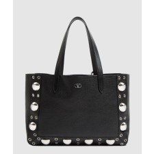 [VALENTINO-발렌티노]가라바니 넬코트 그레인 카프스킨 미디엄 쇼퍼백