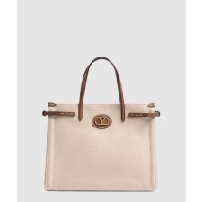 [VALENTINO-발렌티노]가라바니 앙티브 미디엄 카프스킨 쇼퍼백