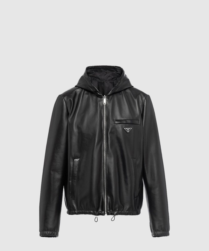 [PRADA-프라다]리버시블 나파 & 리-나일론 블루종 재킷 UPW281