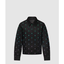 [LOUIS VUITTON-루이비통]블라종 그라디언트 엠브로이더드 데님 코치 재킷 1AGTEB