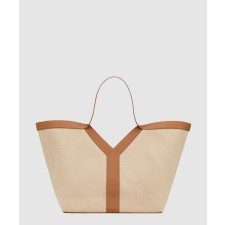 [SAINT LAURENT-생로랑]캔버스와 가죽 소재의 y 토트 817602