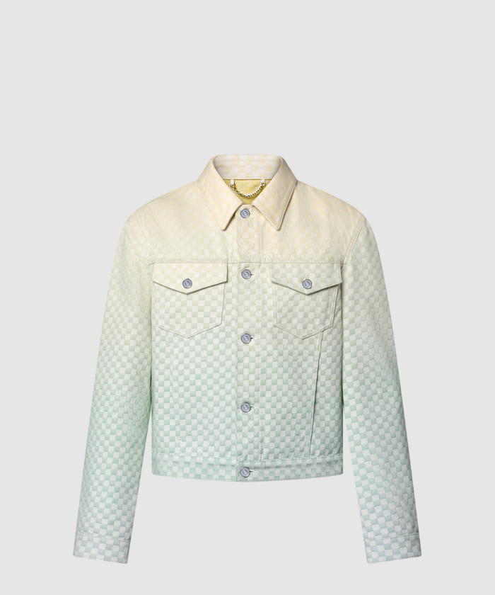 [LOUIS VUITTON-루이비통]다미에 그라디언트 자카드 데님 재킷 1AGTEX